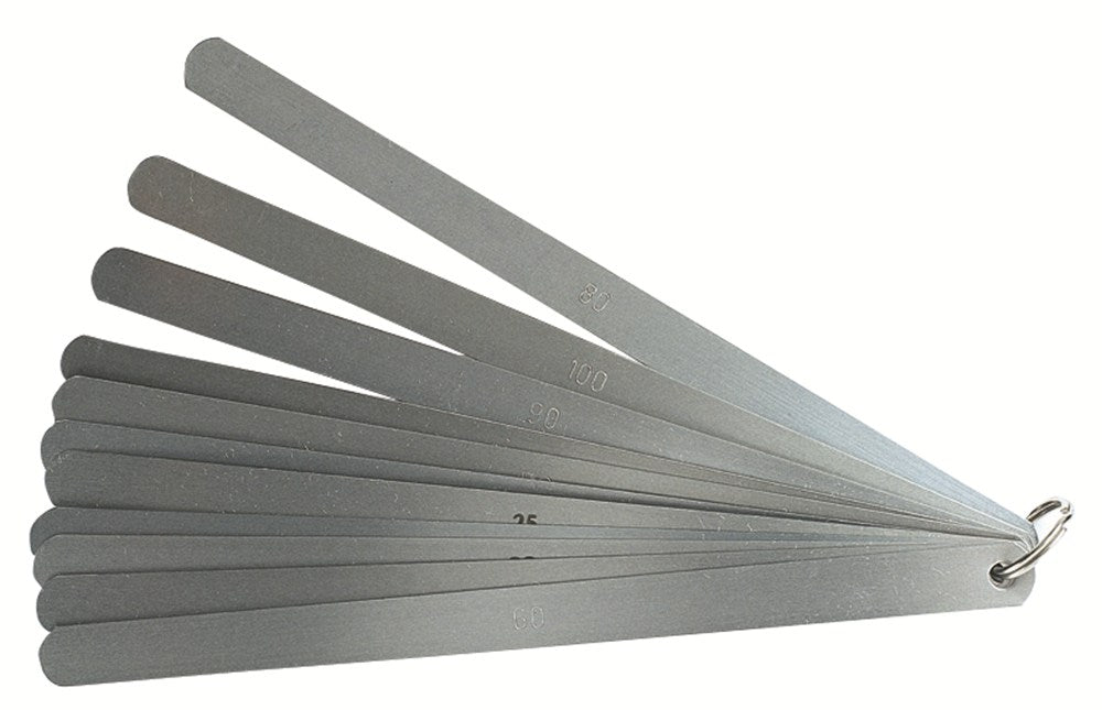 Voelermaat aan ring 1000mm 13 bladen, 13mm 0,05-1,00mm