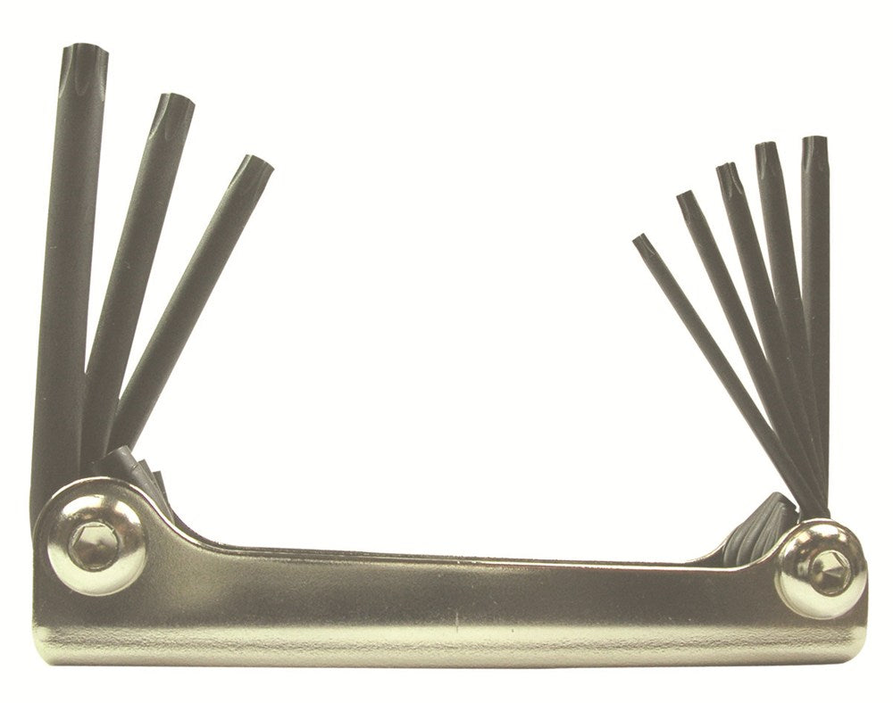 Metalen opvouwset torx T6-T25