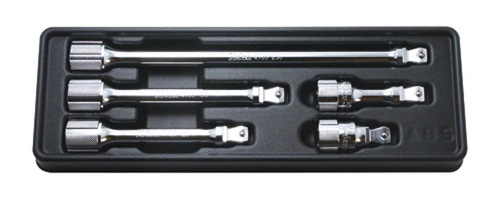 Set 5-dlg 1/2" verlengstuk tbv. 1/2" dop