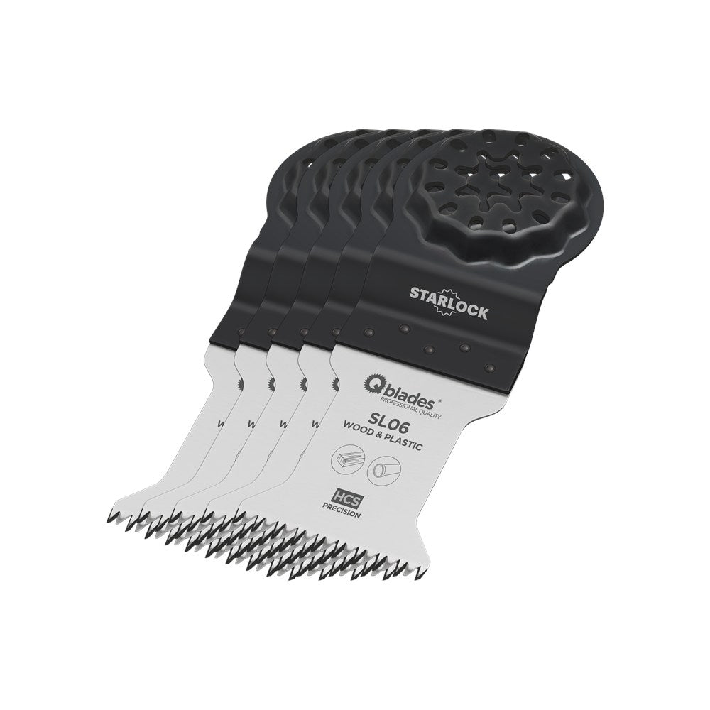QBLADES SL06 MULTIZAAGBLAD STARLOCK PRC 35X50MM HCS 5ST