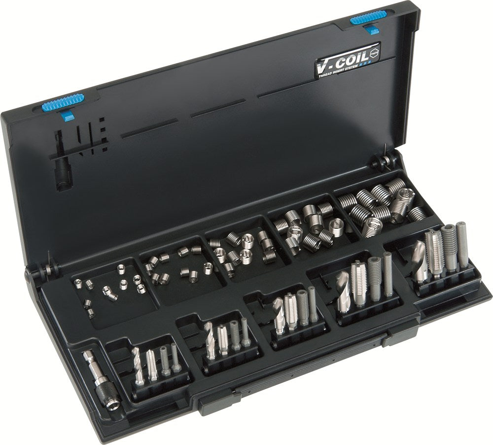 V-COIL rapid schroefdraad reparatie assortiment, M 5 - 12, STI-schroeftap-bits