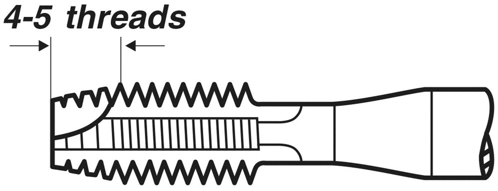 machinetap, ISO metrisch fijn draad DIN 13, DIN 374, M 18 x 1.5