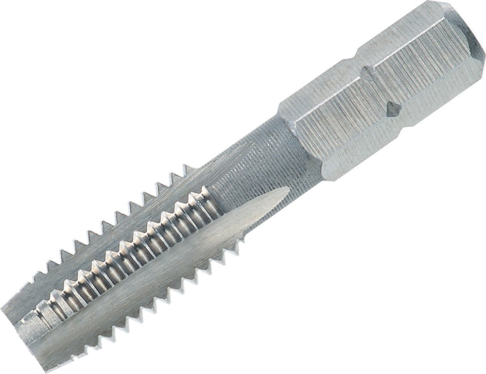 tap-bit-set, met 1/4" zeskant opnameschacht, M3 - M10