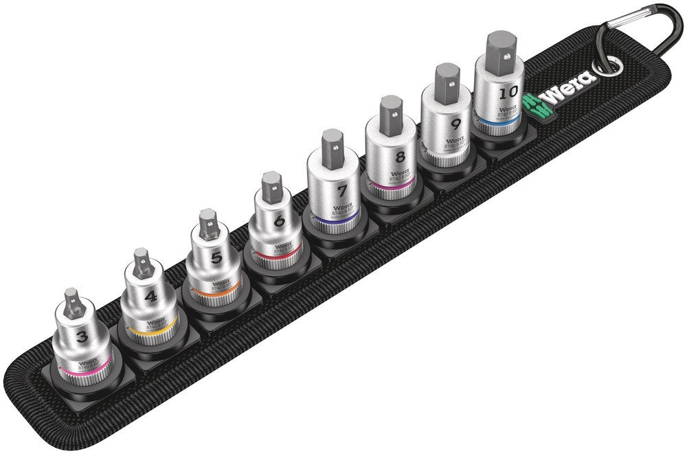 BELT B 2 ZYKLOP BINNENZESKANT BITDOPPEN SET, MET VASTHOUDFUNCTIE, MET 3/8" -AANDRIJVING, 8-DELIG