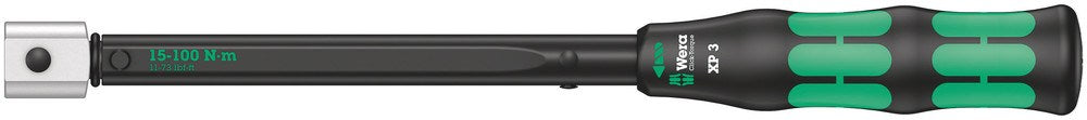 CLICK-TORQUE XP 3 DRAAIMOMENTSLEUTEL MET STANDAARDINSTELLINGEN VOOR INSTEEKGEREEDSCHAPPEN, 15 NM