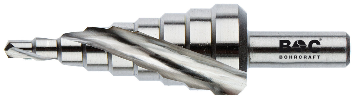 HSS-G trappenboorset spiraal groef 4-30mm