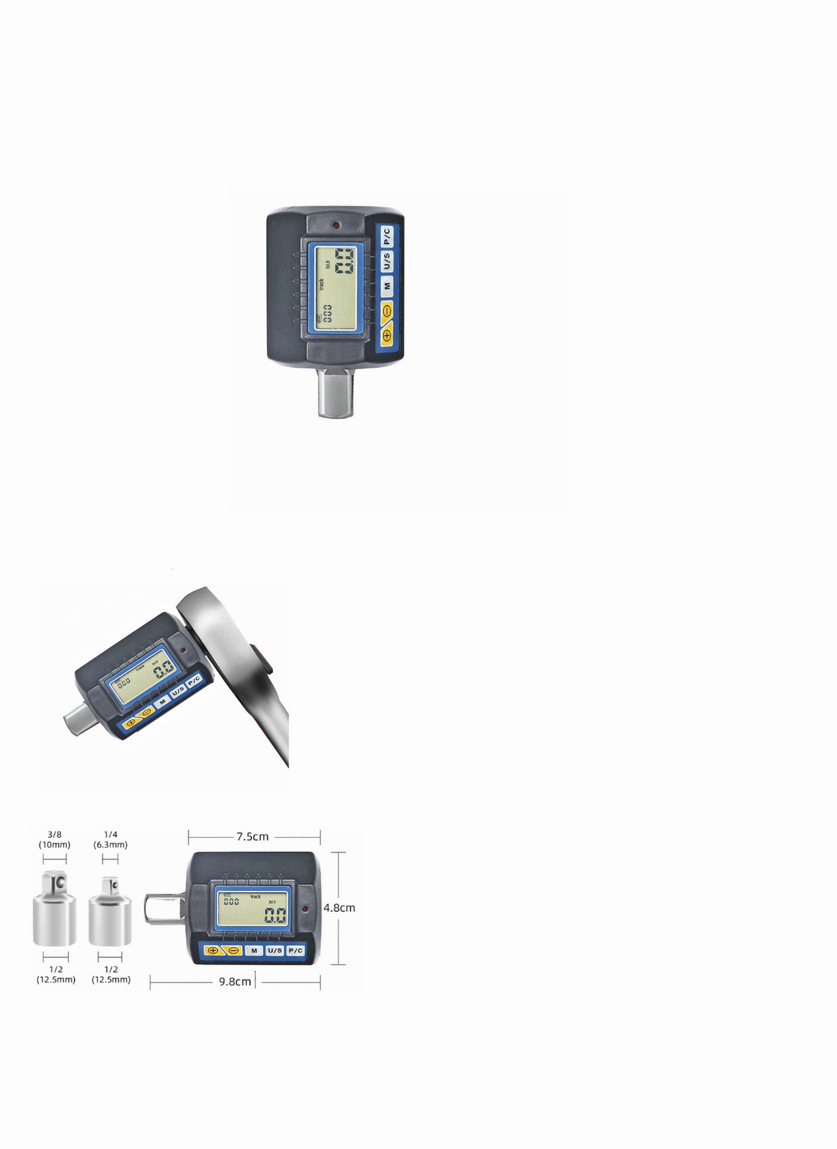 Digitale momentsleutel 1/2", 60-330 nm