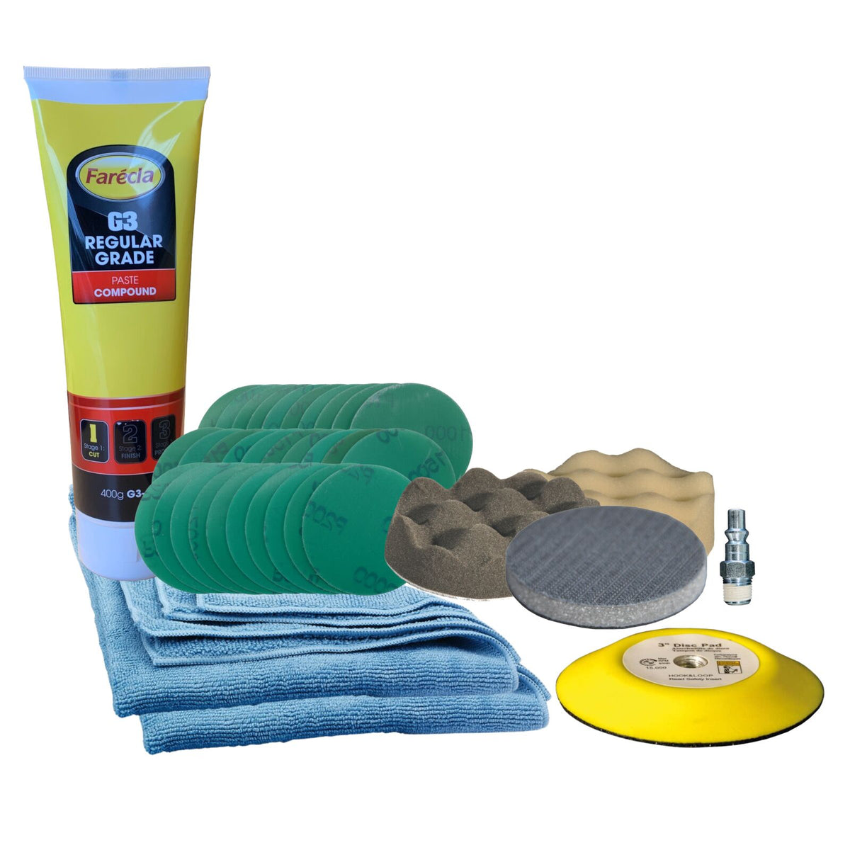Koplamp polijst kit, in koffer