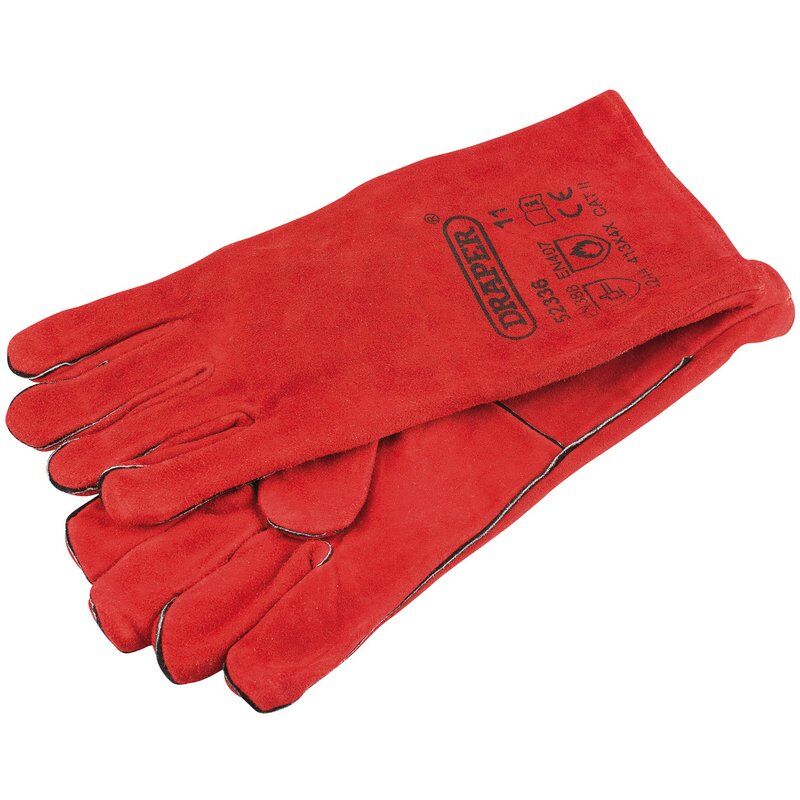 Lashandschoen leder