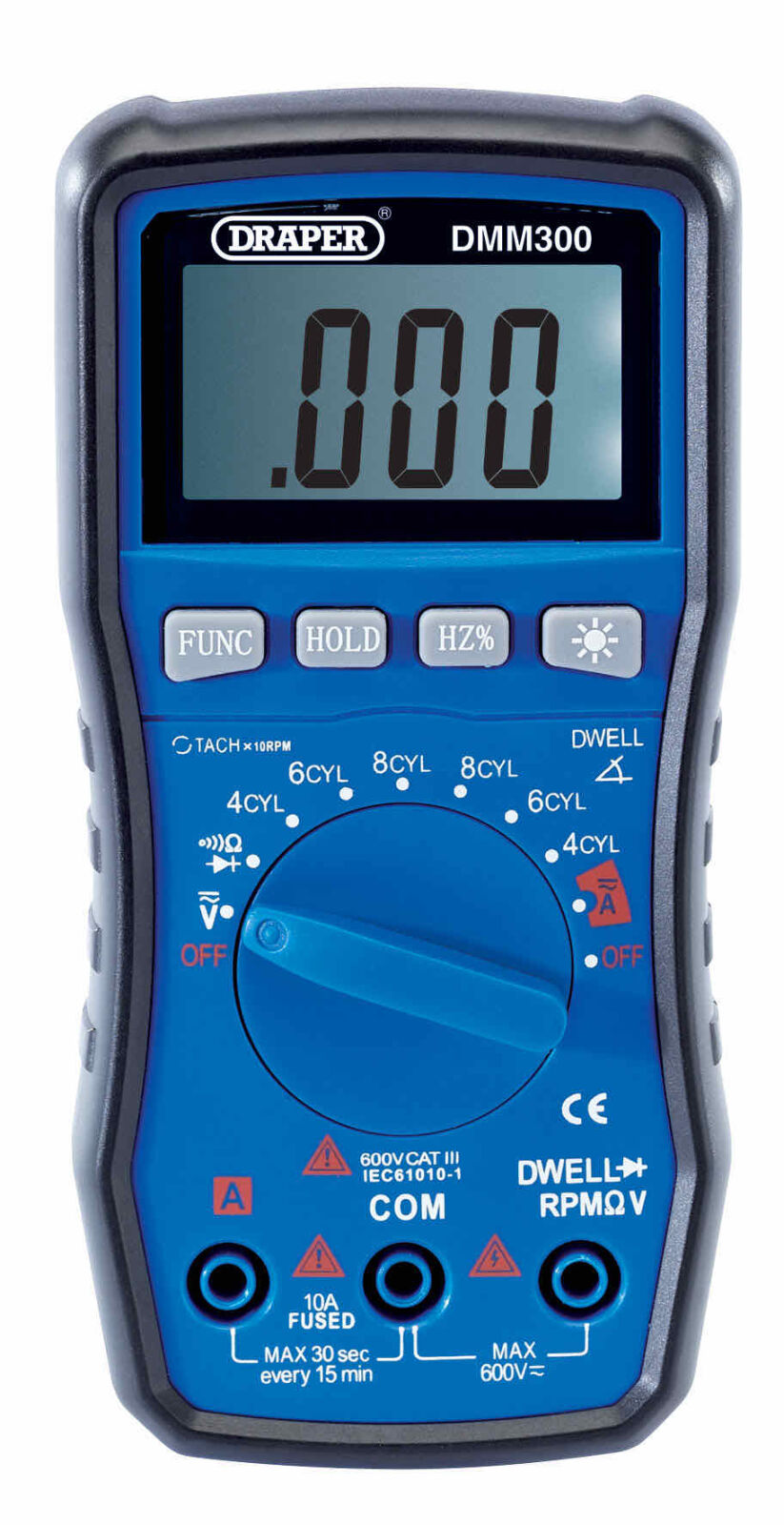 Multimeter 2A-10A, 200MV-600V (D41821)