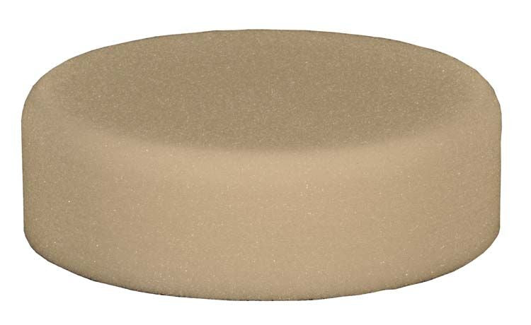 Polijstpad Ø150x30mm afgerond (wit)