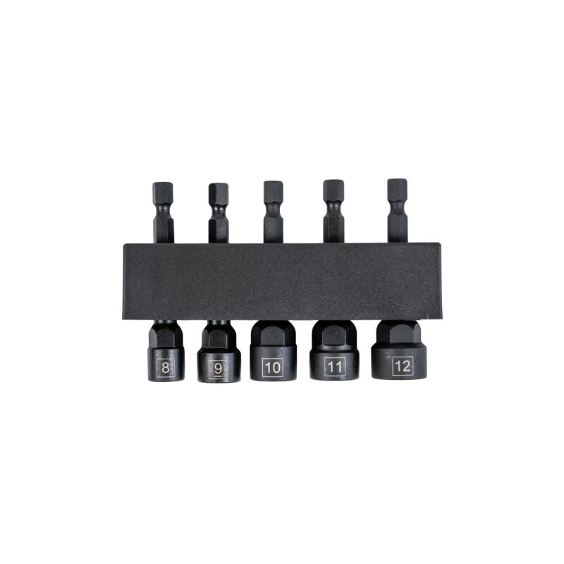 Spiraal bitdoppenset 1/4", 5dlg
