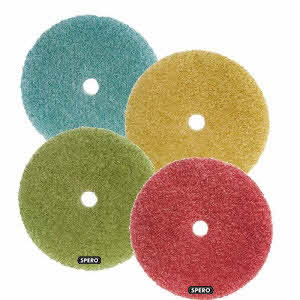 20 inch Diamond floorpad voordeelset bestaande uit de pads blauw, geel & groen