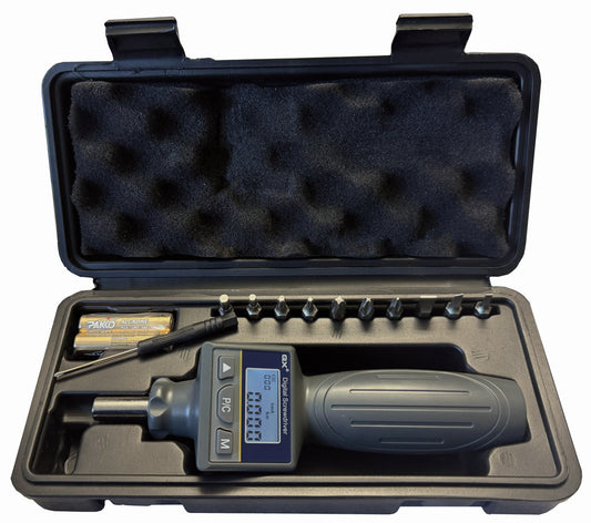 Digitale momentsleutel 1/4" 0,2-2 nm