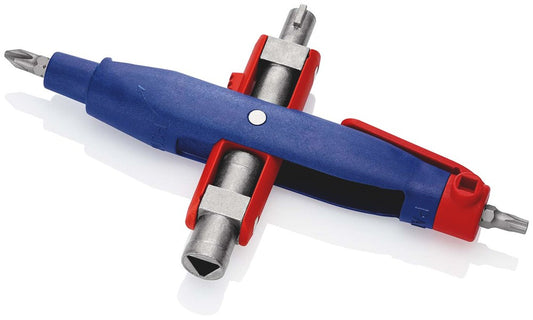 KNIPEX 00 11 07 Stiftschakelkastsleutel voor alle standaard schakelkasten en afsluitsystemen 145 mm