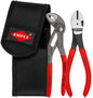 KNIPEX 00 20 72 V02 Mini-tangenset in gereedschapshouder voor aan de riem 1 x 87 01 150, 1 x 74 01 1
