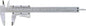 Schuifmaat "ECONOMY" WS 150x40mm met momentblokkering, mat verchroomd in etui