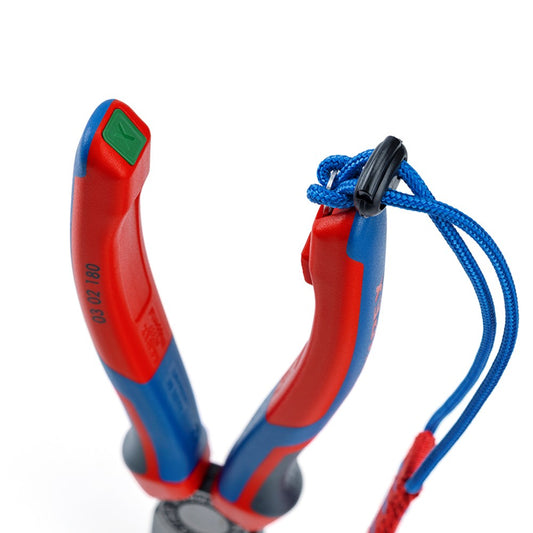 KNIPEX 03 02 180 Kombitang met comfortgrepen zwart geatramenteerd 180 mm