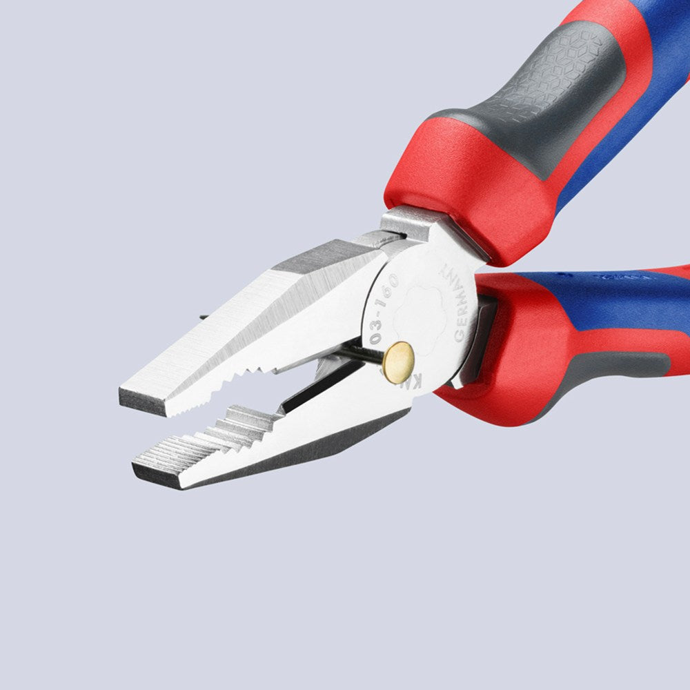 KNIPEX 03 05 160 Kombitang met comfortgrepen verchroomd 160 mm