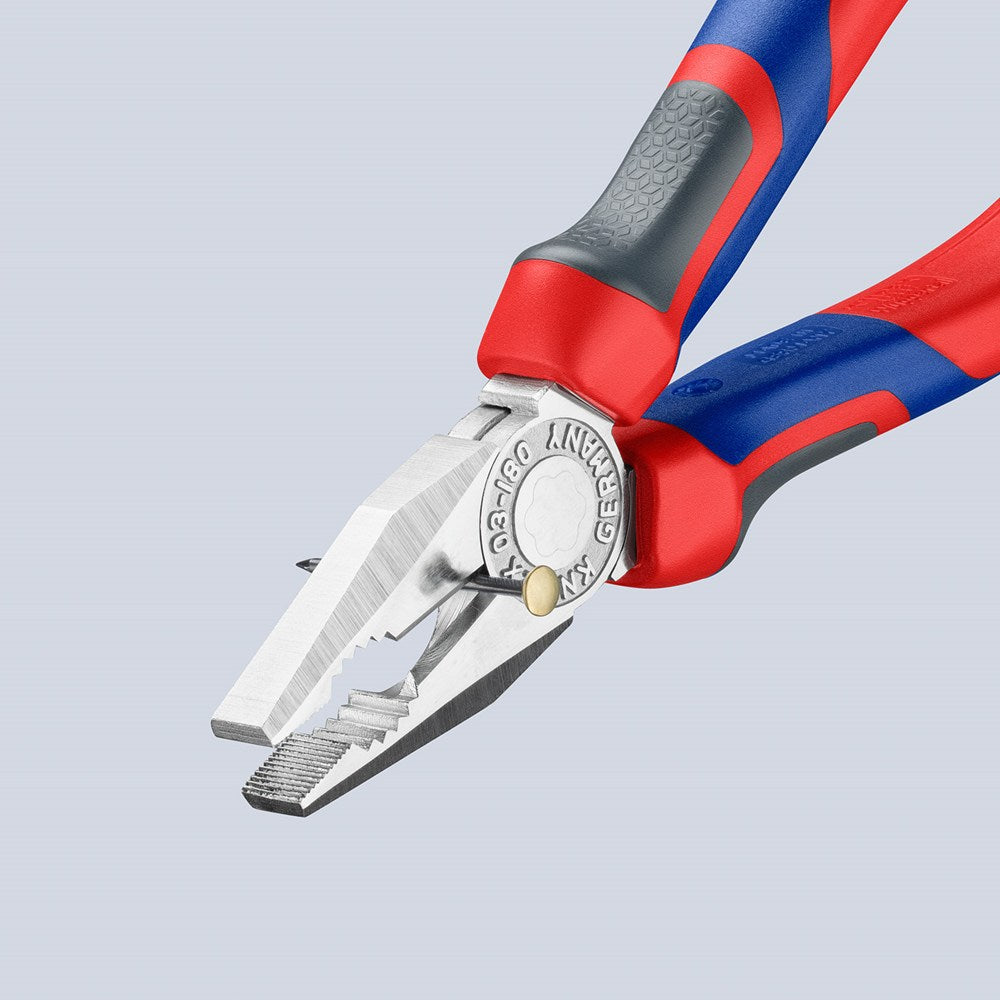 KNIPEX 03 05 180 Kombitang met comfortgrepen verchroomd 180 mm