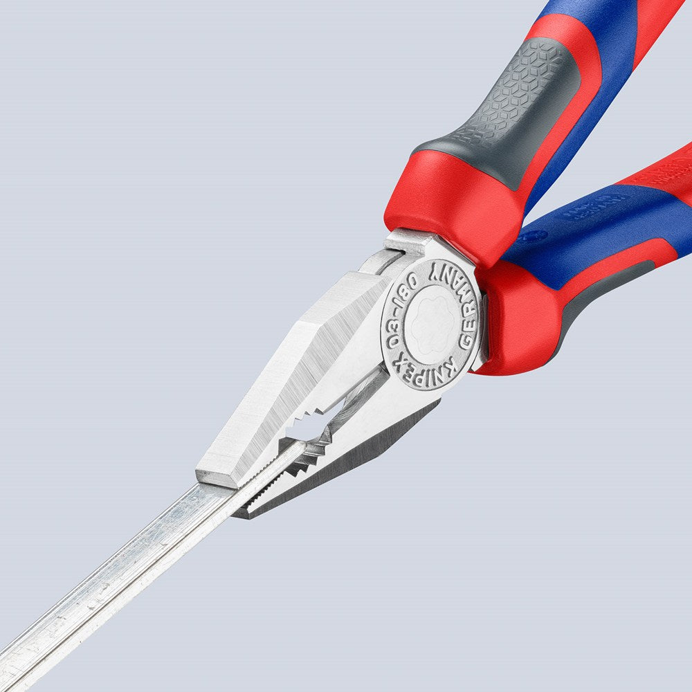 KNIPEX 03 05 180 Kombitang met comfortgrepen verchroomd 180 mm