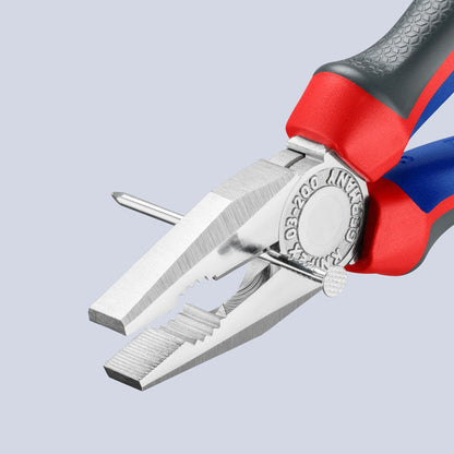 KNIPEX 03 05 200 Kombitang met comfortgrepen verchroomd 200 mm