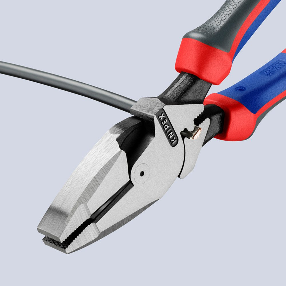 KNIPEX 09 12 240 Kracht-Kombitang "Lineman's Pliers" Amerikaans model met comfortgrepen zwart geatra