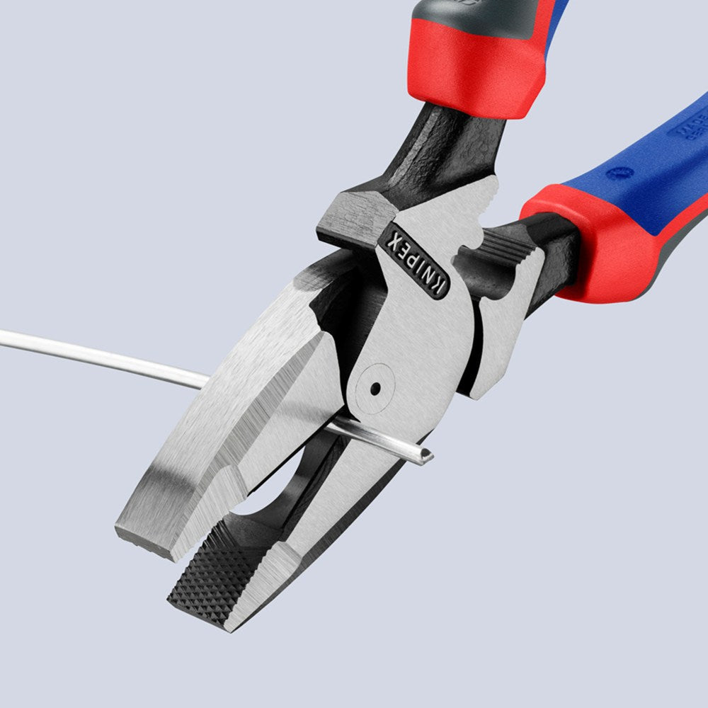 KNIPEX 09 12 240 Kracht-Kombitang "Lineman's Pliers" Amerikaans model met comfortgrepen zwart geatra