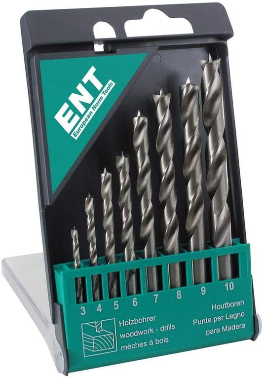 DURADRILL 8-dlg. houtboorset 3-10mm