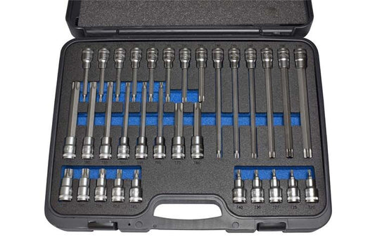 1/2" Doppenset torx in koffer, 32dlg