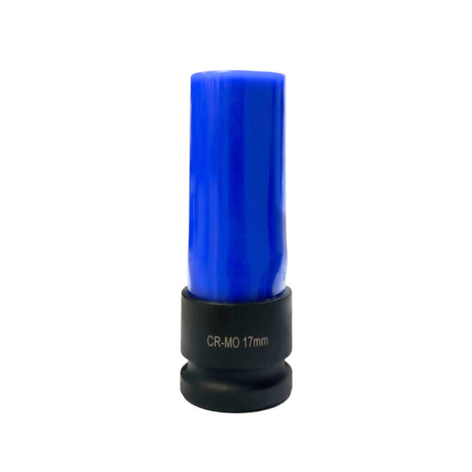 1/2" Krachtdop 17mm, lang dunwandig (blauw) (SK12LF17)