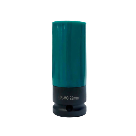 1/2" Krachtdop 22mm, lang dunwandig (groen)