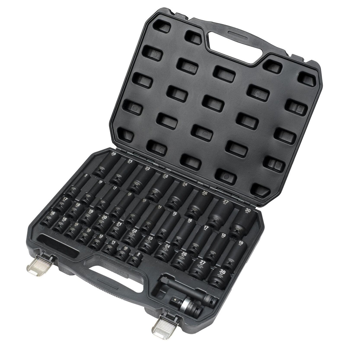 1/2" Krachtdoppenset kort+lang, 40dlg (D07106)