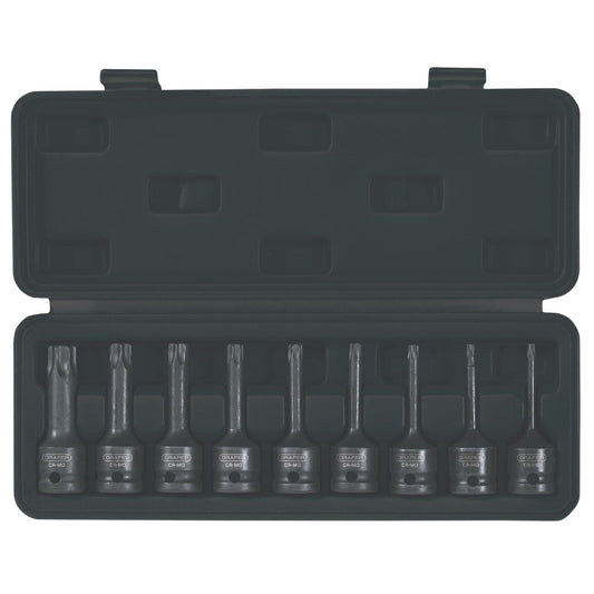 1/2" Krachtdoppenset torx, 9dlg