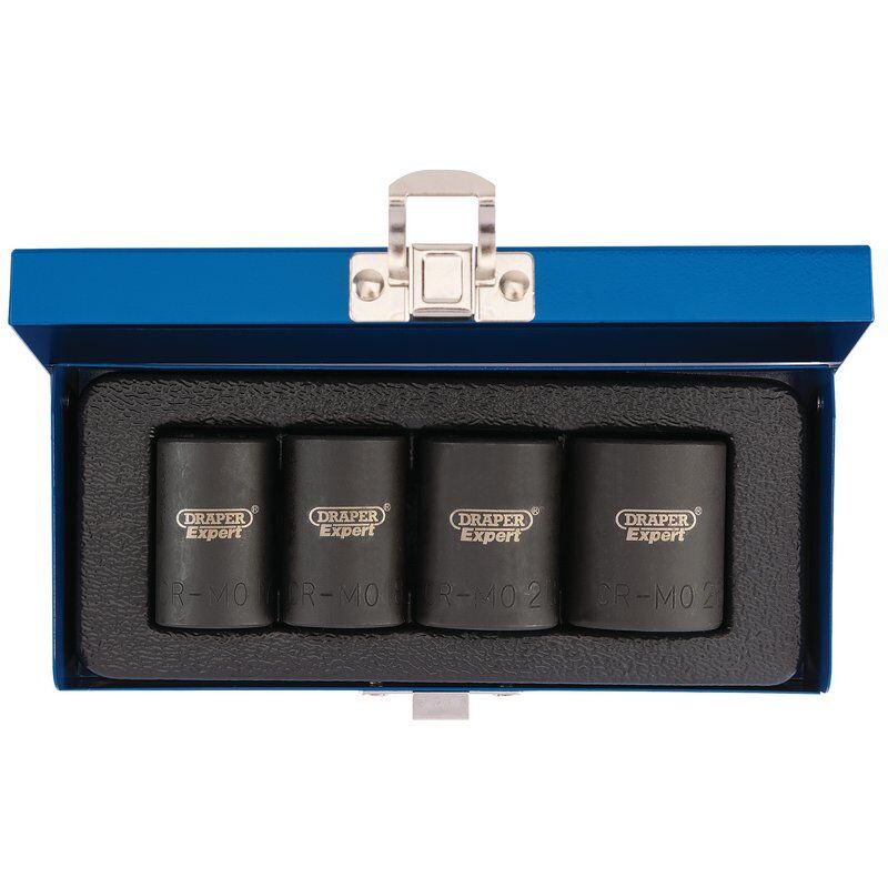 1/2" Spiraal doppenset, 4dlg, int. (D34032)