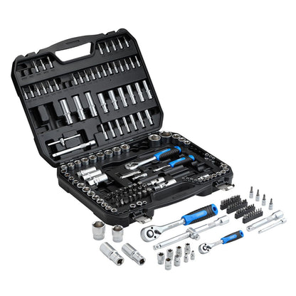 1/4"+3/8"+1/2" Doppenset, 188dlg