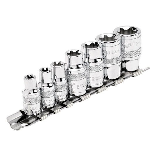 1/4"+3/8" Doppenrail, 7dlg