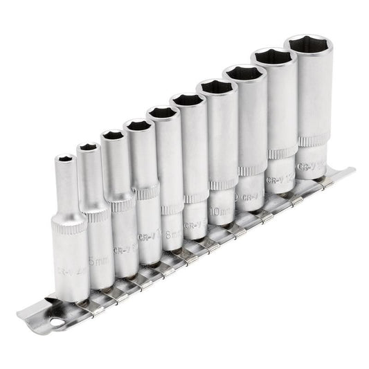 1/4" Doppenrail lang, 10dlg