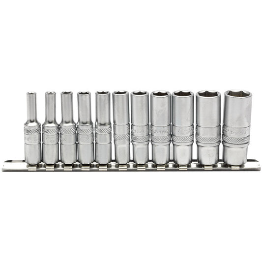1/4" Doppenrail lang INCH, 11dlg