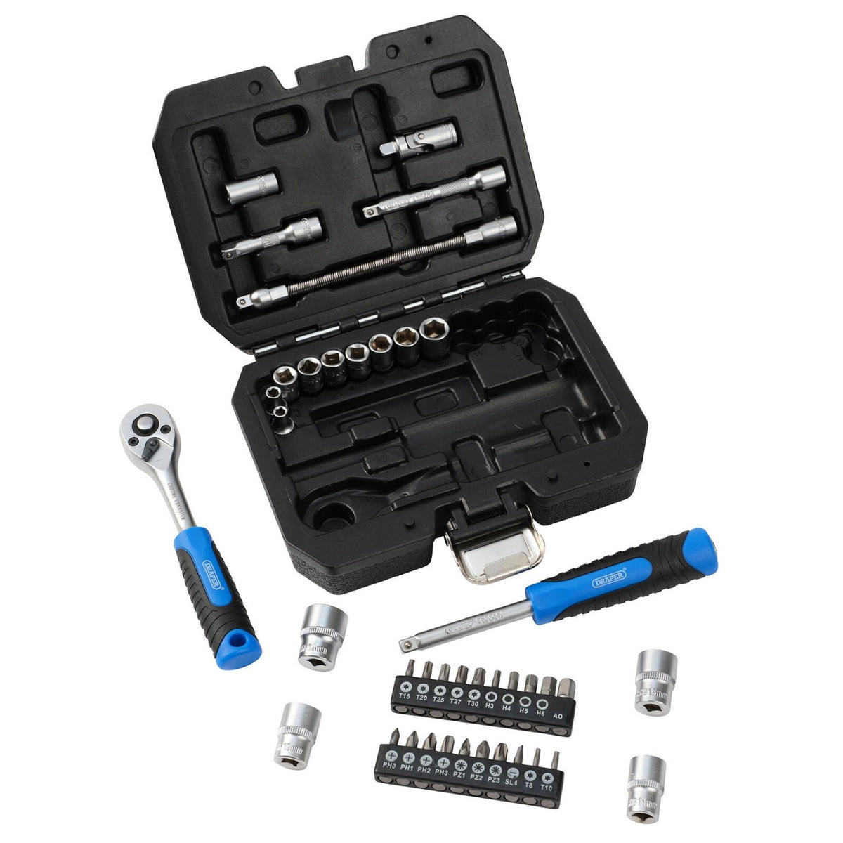 1/4" Doppenset, 40dlg (D24223)