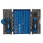 1/4" Doppenset en bitset, 78dlg
