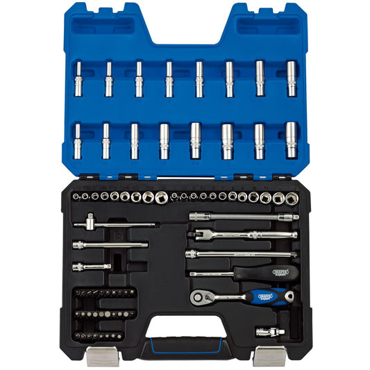 1/4" Doppenset INCH+metrisch, 75dlg