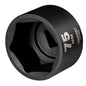 1" Krachtdop, 75mm (D08504)