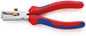KNIPEX 11 05 160 Afstriptang met openingsveer, universeel met meer-componenten greep verchroomd 160