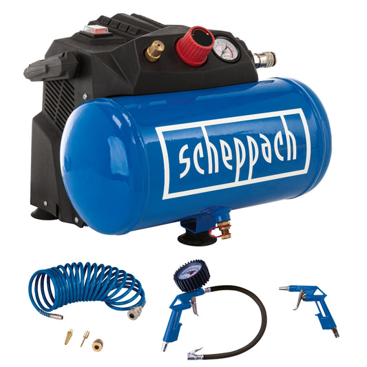 Scheppach Compressor HC06 met accessoireset