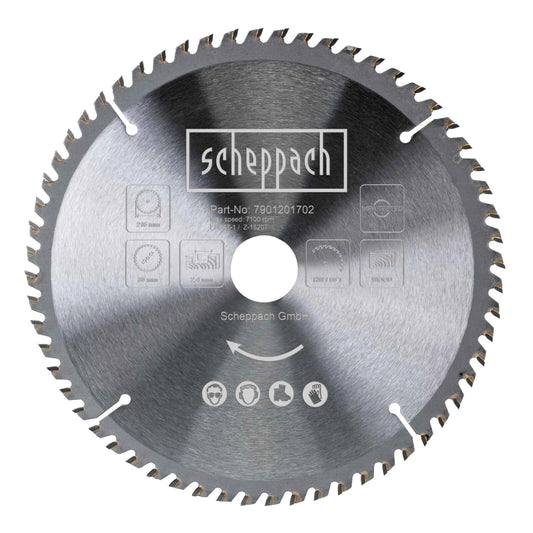 Scheppach Cirkelzaagblad HW Ø216x30,0 mm 60 Tanden