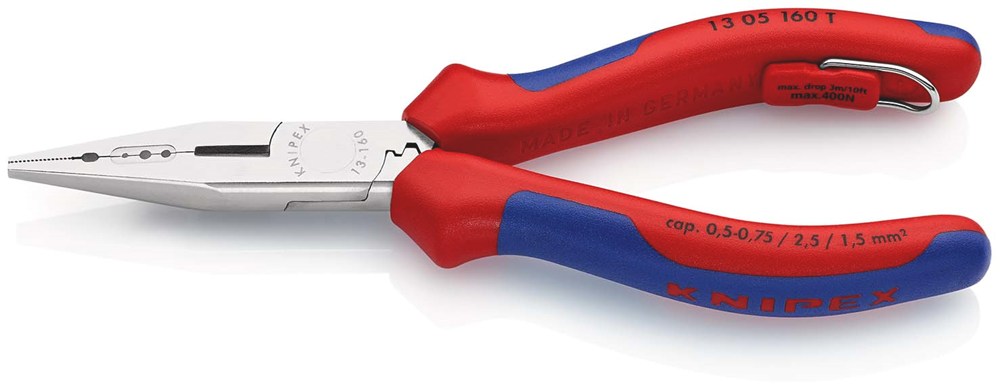KNIPEX 13 81 200 Elektro installatietang met kunststof bekleed zwart geatramenteerd 200 mm