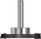 Schijffrees met vaste spindel 40x2,5x55 Kolf 8mm, met lager 32mm