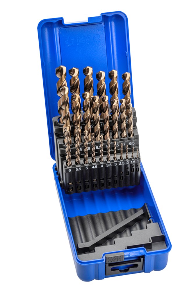 HSS-CO borencassette 1-13mm Splitpoint, 135 graden tophoek