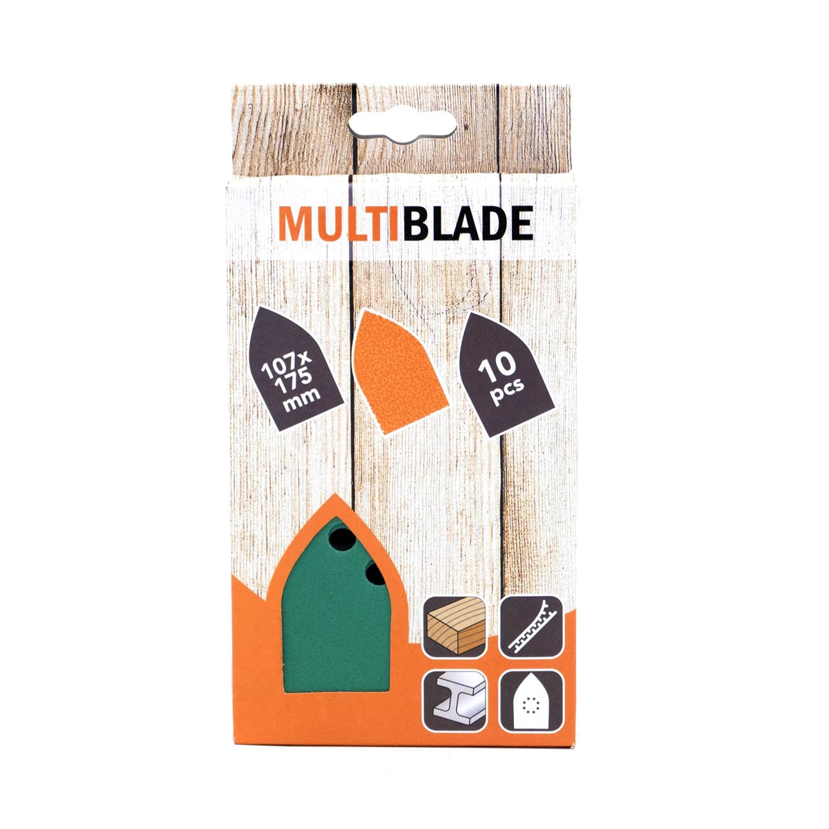 Multiblade Delta schuurpapier MB107 107x175mm K40 (10 vellen)